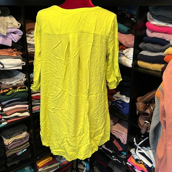 🪷 bright yellow worthington blouse 🪷 large - Picture 8 of 8